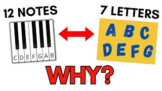 Why don't we use 12 letters for the 12 notes?