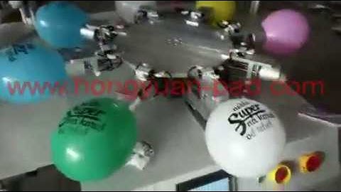 2 Color Balloon Printing Machine from China