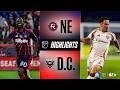 New England Revolution vs. D.C. United | Full Match Highlights | TIGHT EASTERN CONFERENCE BATTLE!