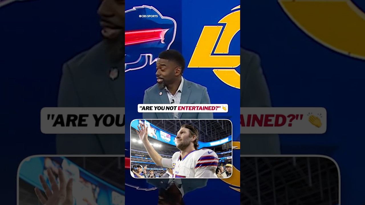 Josh Allen put on his Superman cape tonight for the Bills #scoreboard #joshallen