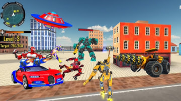 Bee Robot Transform Gameplay Random Moments | game android