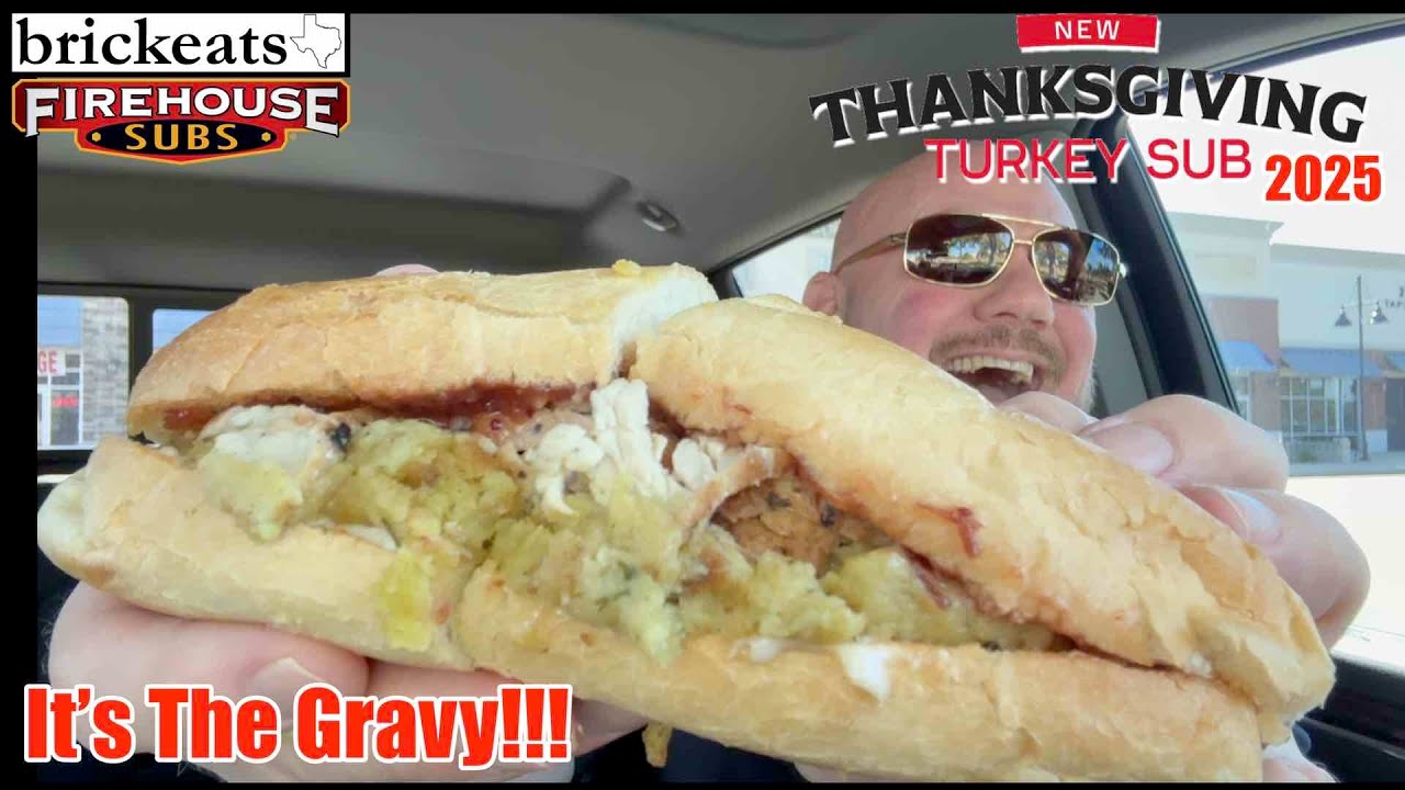 Сэндвич ко Дню благодарения от Firehouse Subs ВЕРНУЛСЯ — и ПОДЛИВА всё изменила! 🍗🔥