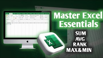 Excel-Student Mark Sheet Calculation || Sum, average, rank, grade, maximum vale, minimum value