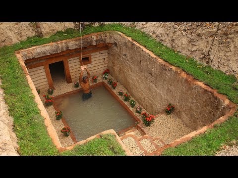 dig-to-build-most-awesome-underground-house-and-underground-swimming-pool