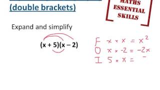 Ess Skills - Expand double brackets