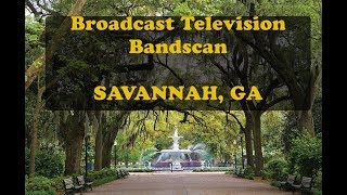 Savannah Georgia TV bandscan