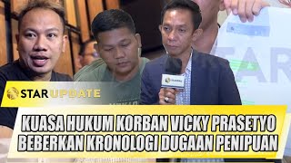 Alex Safri Kuasa Hukum Korban Vicky Prasetyo Beberkan Kronologi Penipuan  Star Update