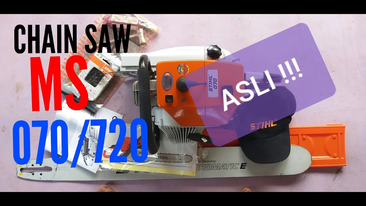 Chainsaw STIHL 070 Original - YouTube