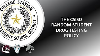 CSISD Random Student Drug Testing