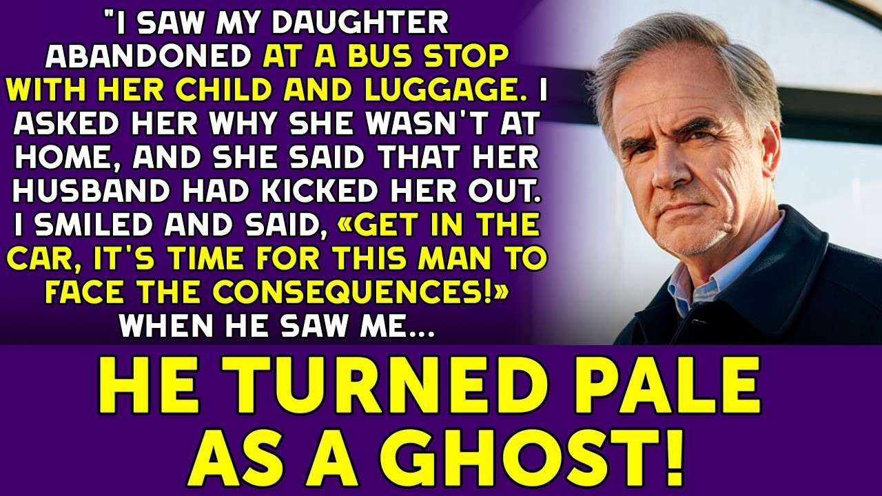 I Saw My Daughter Abandoned At A Bus Stop With Her Child And Luggage — What I Did Next...