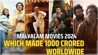 Top 10 - Malayalam films which made 1000 crore in 2024 - Must watch | Hindi Dubbed |