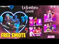 VELENTINE EVENT FREE FIRE 2025 😍🥳| ROSE EMOTE RETURN I I HEART YOU EMOTE RETURN | FF NEW EVENT