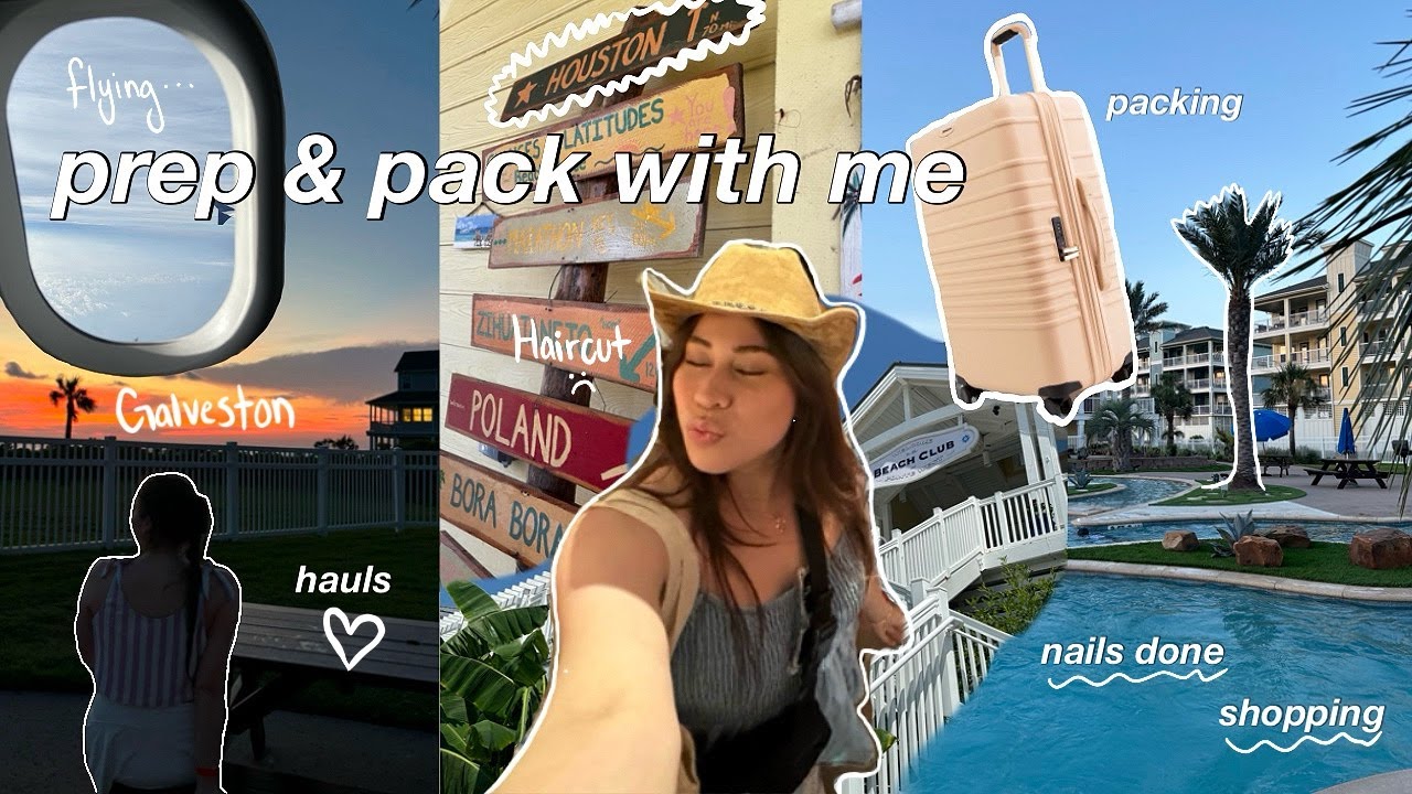 PREP + PACK WITH ME FOR VACATION! hauls, shopping, glow up, nails - YouTube