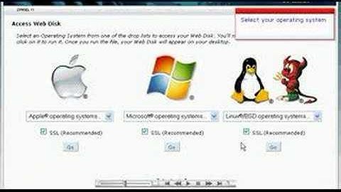 Cari.net -Using Web Disk
