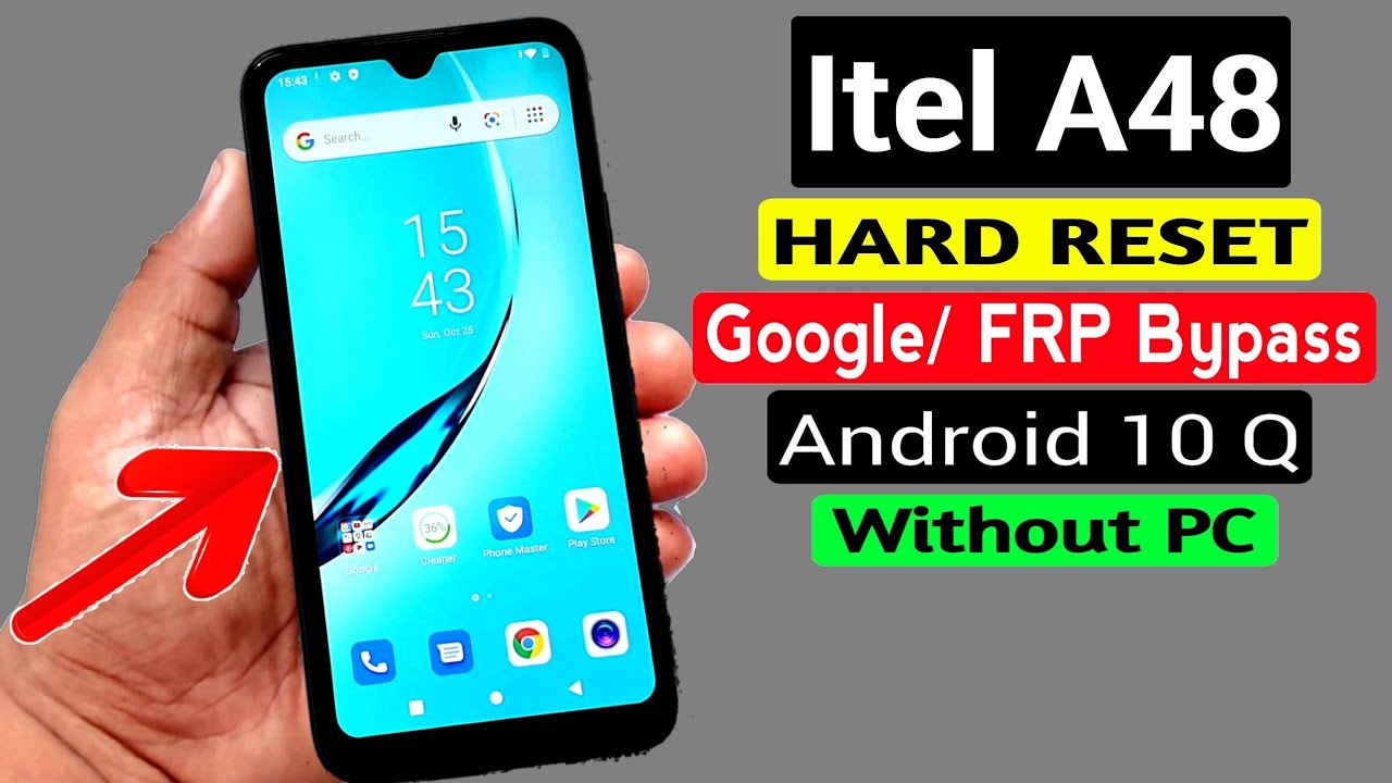 Itel A48 L6006L Hard Reset Google Account FRP Bypass ANDROID 10 Q itel-a48-l6006l-hard-reset-google-account-frp-bypass-android-10-q