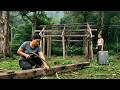 3 Days Off the Grid CEO Built a Log Cabin in the Rainforest | From Start to Finish