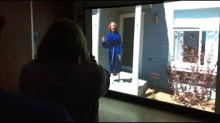 Worcester city councilors test the MILO Range police training simulator