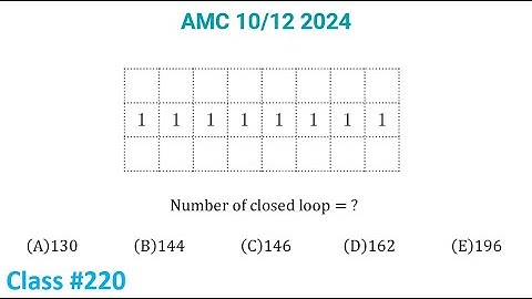 AMC 10/12 8 2024 AIME Preparation Math Tutor Class Practice Olympiad MathCounts 2025 Combinatorics