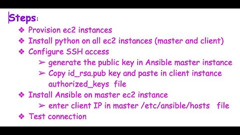 Ansible Installation on AWS