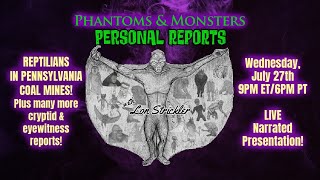 REPTILIANS IN PENNSYLVANIA COAL MINES! / CRAB-WALKING HUMANOIDS / GOATMAN - Lon Strickler (Host) Profile