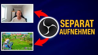 Record gameplay & facecam separately OBS Tutorial