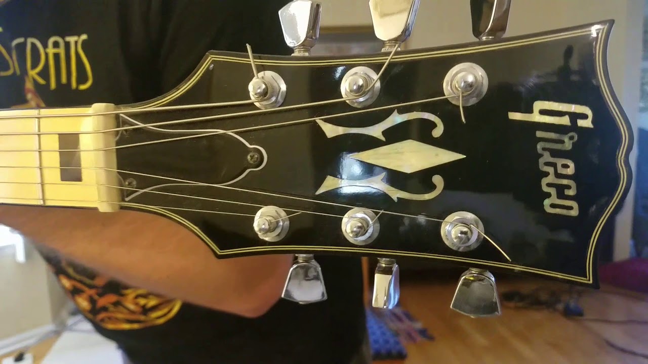 1974 Greco EG650N Les Paul Style Guitar - YouTube