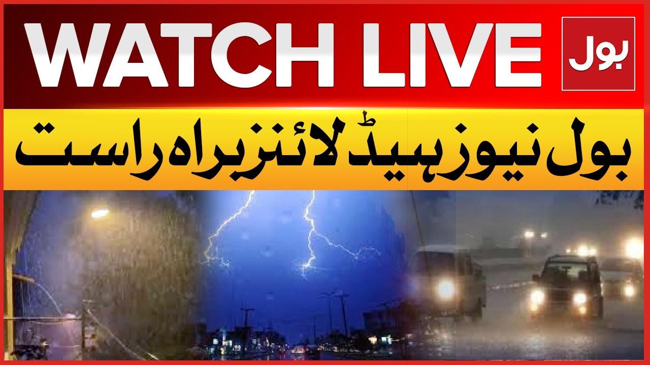 LIVE: BOL News Headline At 12 AM | Heavy Rainfall In Karachi | Weather ...