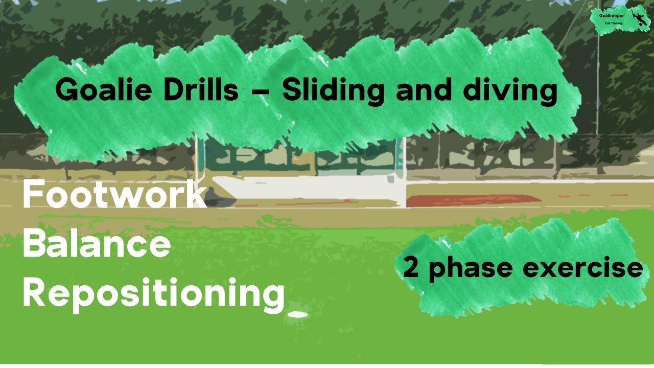 Goalkeeper Training Field Hockey 🏑🥅 Diving, sliding + reaction YouTube