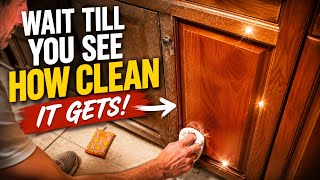 Best Way to clean a cabinet ASMR Cleaning Satisfying cleaning video