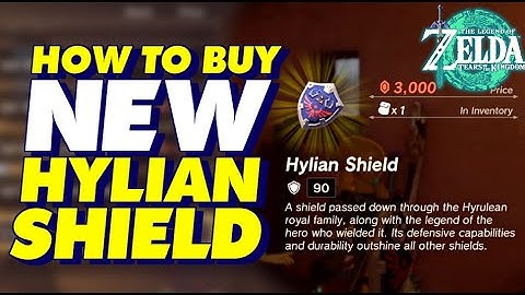 HOW TO BUY A NEW HYLIAN SHIELD | Zelda Tears of the Kingdom Gameplay #zeldatearsofthekingdom