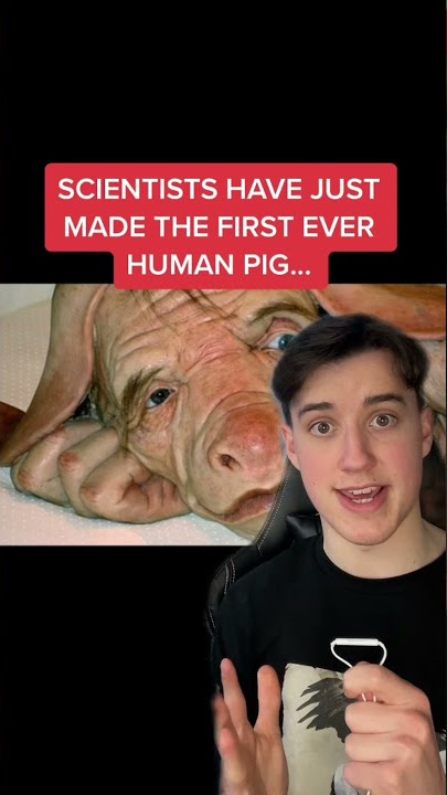 THE FIRST EVER HUMAN PIG! 😱 #Shorts