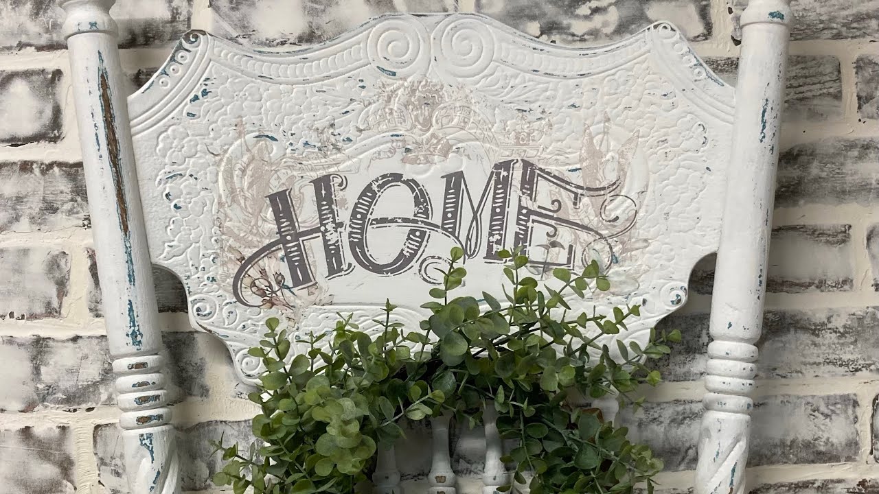 How to Repurpose a Chair for Cottage Decor