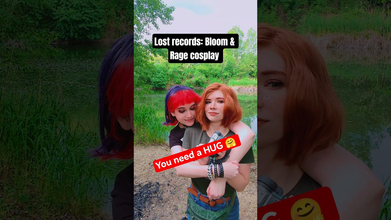 You need a hug! | Nora & Swann @nikkihatsunecosplay Lost Records #cosplay #shorts