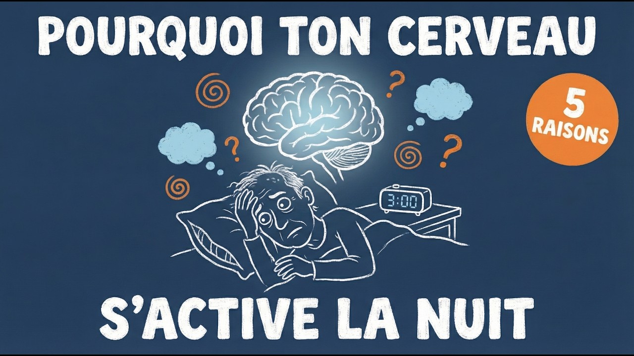 Pourquoi ton cerveau s'active la nuit ? (5 raisons psychologiques)