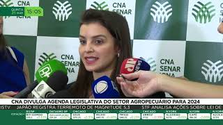 CNA divulga agenda legislativa do setor agropecuário para 2024