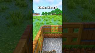 Minecraft Stater House 🏡 (Montagem Coma) #minecraft #shorts