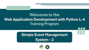 Part-2: Simple Event Management System Project using Django | Django Tutorial