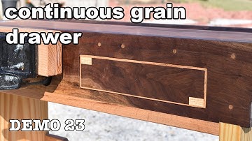 Continuous Uniform Grain Drawer Front