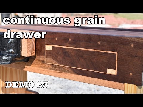 Continuous Uniform Grain Drawer Front