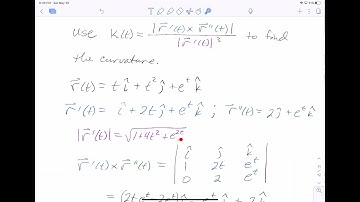 Arc Length and Curvature - Multivariable Calculus (13.3g)