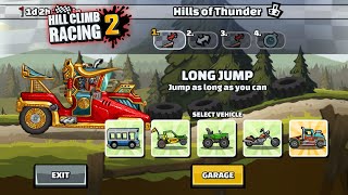 Hill Climb Racing 2 - The HILLS OF THUNDER Team Event❤ (Gameplay)