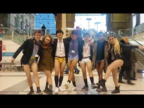 Video: No Trousers Tube Ride šajā Nedēļas Nogalē Atgriežas Londonā
