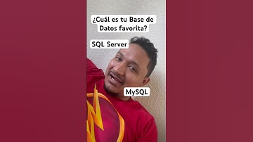 Base de datos favorita #bd #sql #sqlserver #oracle #mysql #developer