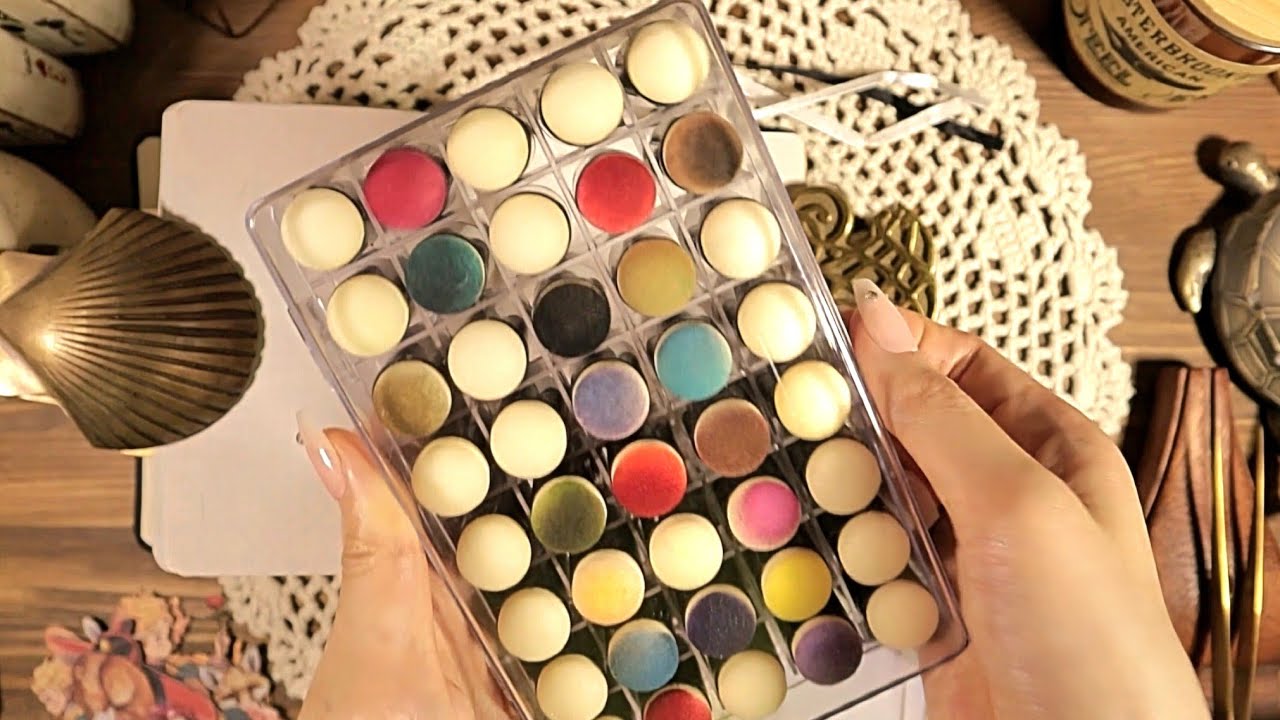 ASMR Immersive Journaling🎉 Relaxing Sounds Trend 공부용 수면용 다꾸 | hwaufranc