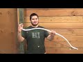 Making a 40 Pound Freehand Formed PVC Bow With Tape Finish - Full Build