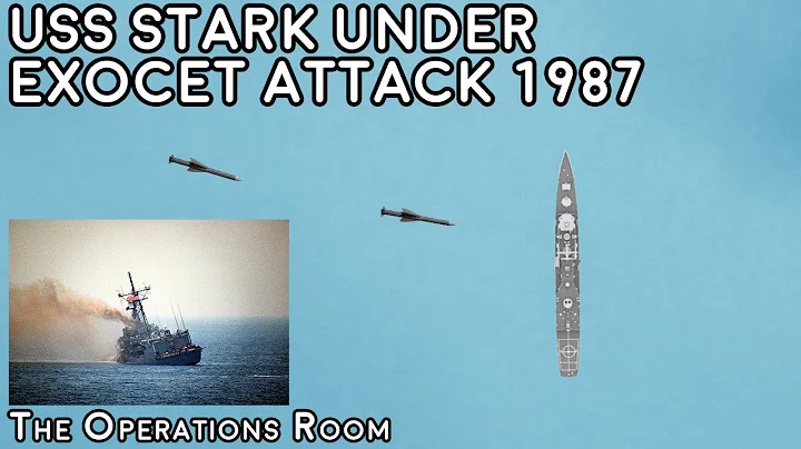 USS Stark Hit by Two Iraqi Exocet Missiles, 1987 -...