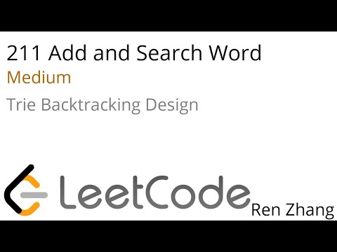 Leetcode 211 Add