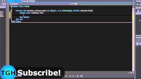 Visual studio 2013 tutorial for Beginners   Ep13   Select case