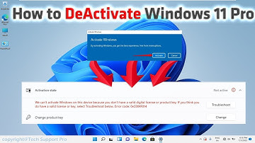 How To Deactivate Windows11 By Removing Product Key | Deactivate Windows11,10,8,7 | Tech Support Pro
