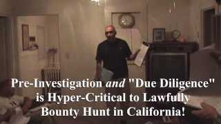 Fugitive Recovery Agent Requirements California